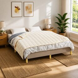 Light Cream Weighted Blanket 120x180 cm: Comfort Value