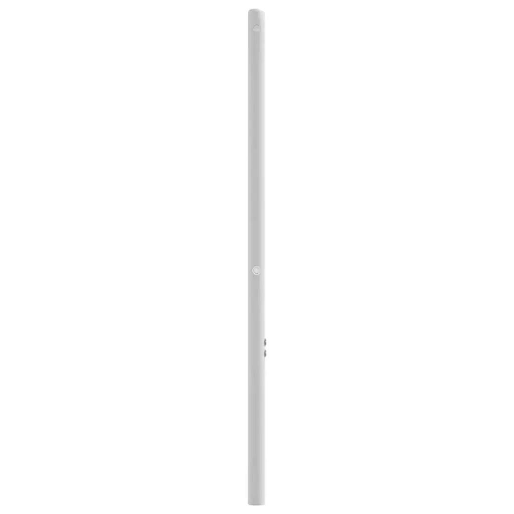 Metal Headboard White 107cm Bedroom Bed Header Sturdy Steel Support