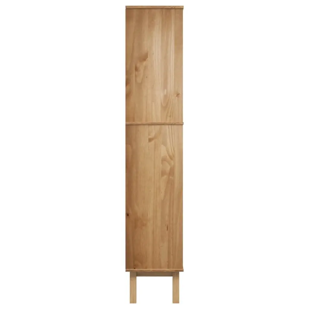 Wooden Bookcase with Scandinavian Charm