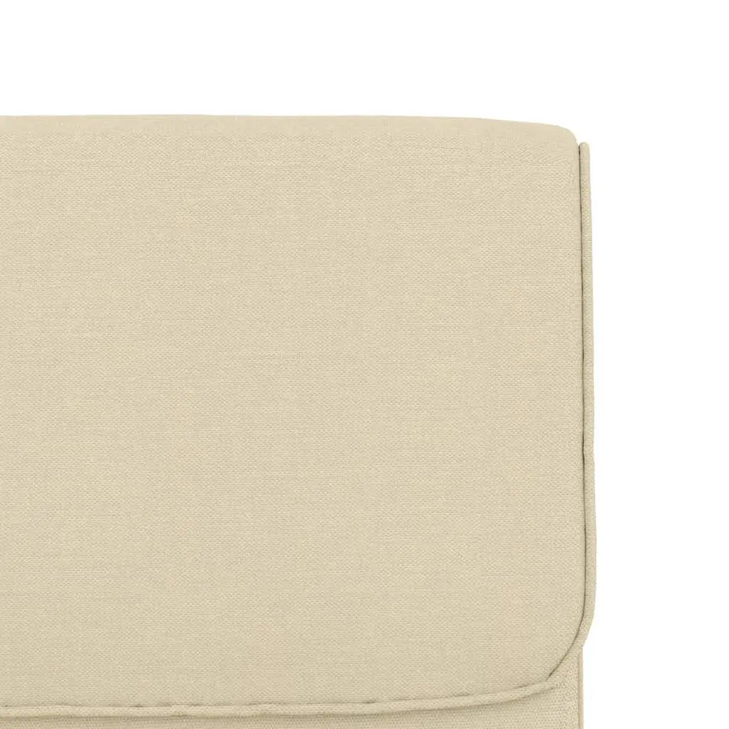 Recliner Armchair Upholstered Cream Fabric Lounge Chair Living Room Furniture