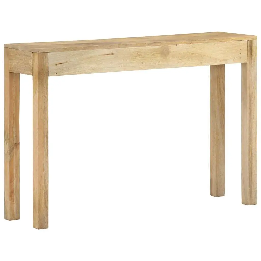 Console Table with Storage Drawers in Brown