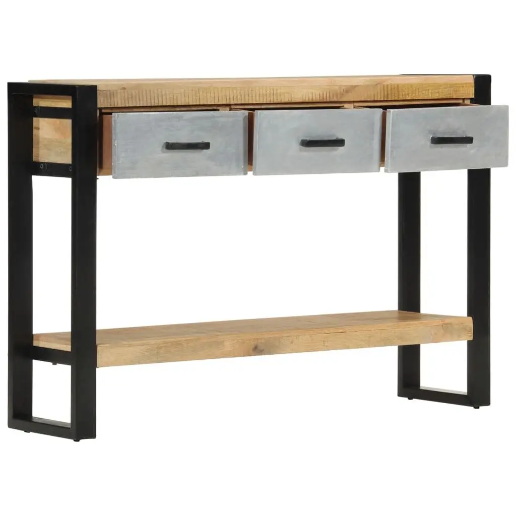 Solid Wood Console Table with Ample Storage