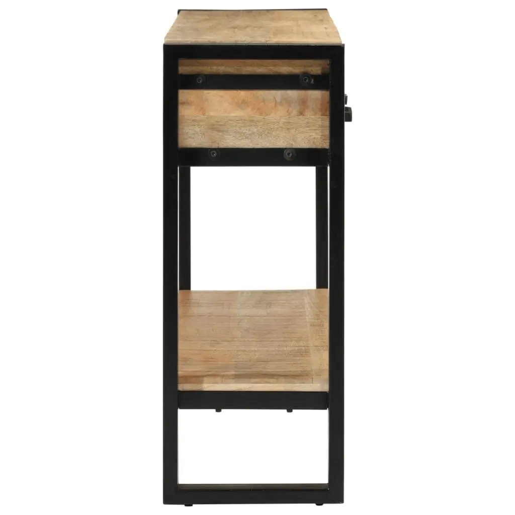 Solid Wood Console Table with Ample Storage