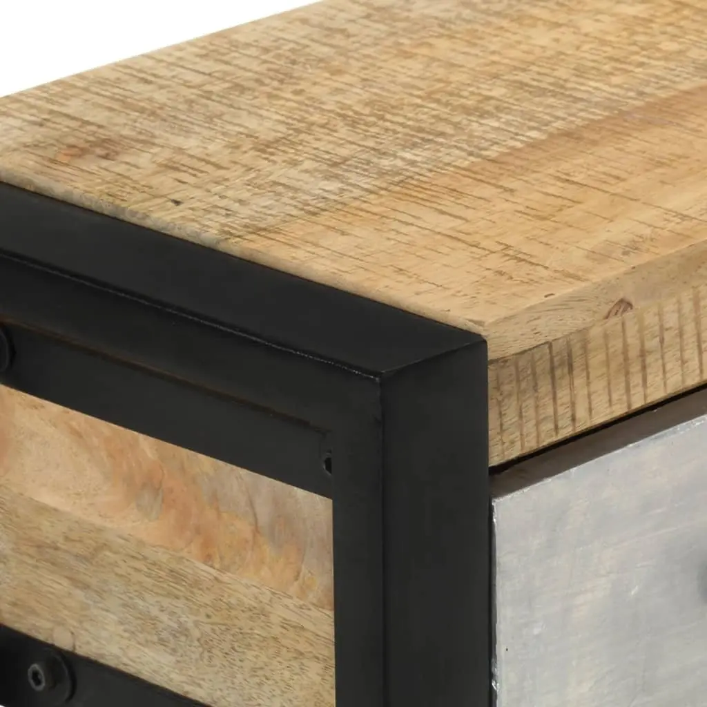 Solid Wood Console Table with Ample Storage