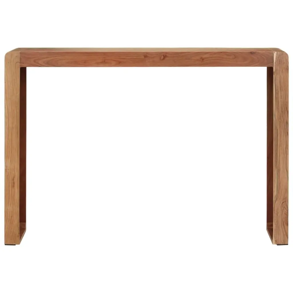 Console Table 110x30x76 cm Solid Acacia Wood Brown Hallway Accent Rustic