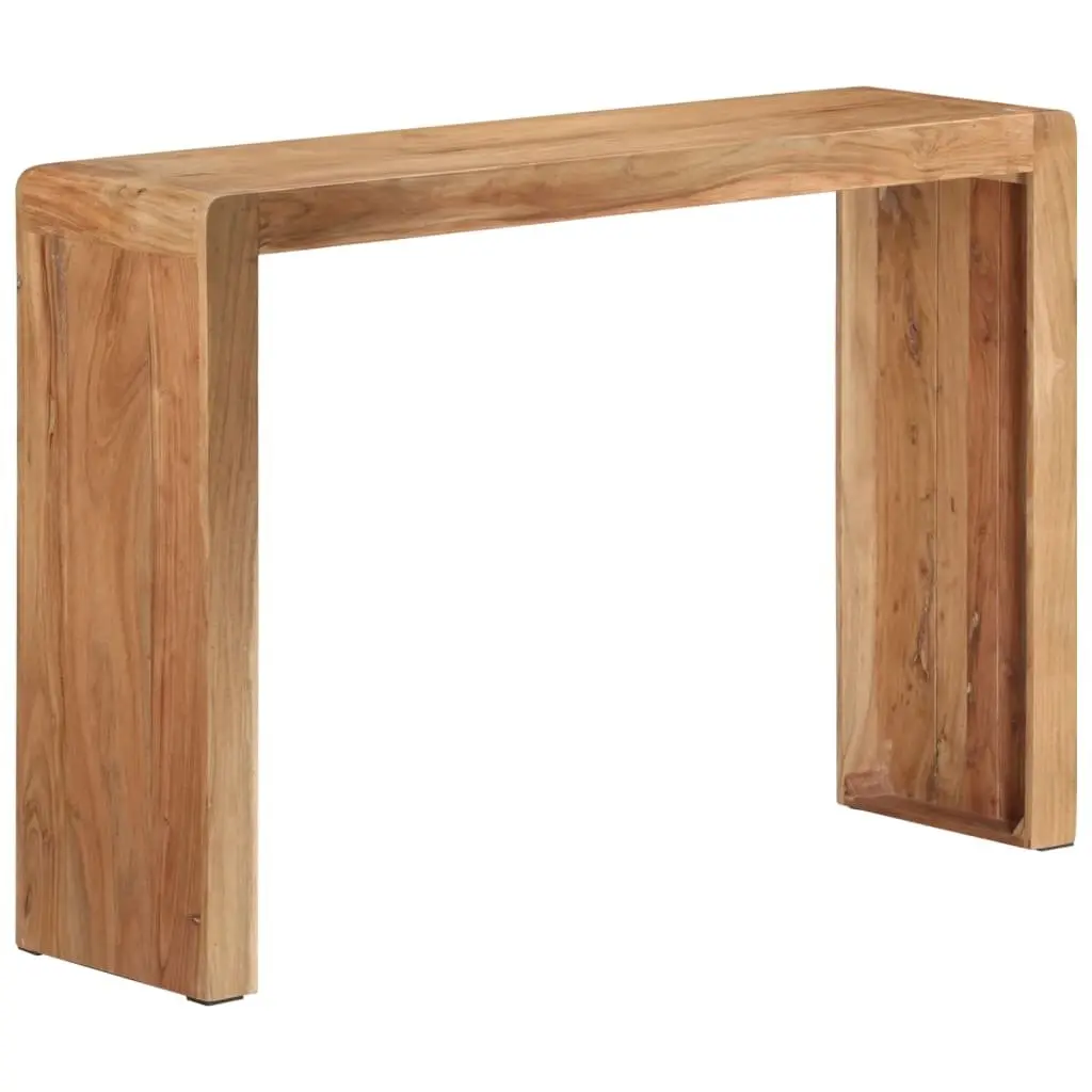 Console Table 110x30x76 cm Solid Acacia Wood Brown Hallway Accent Rustic