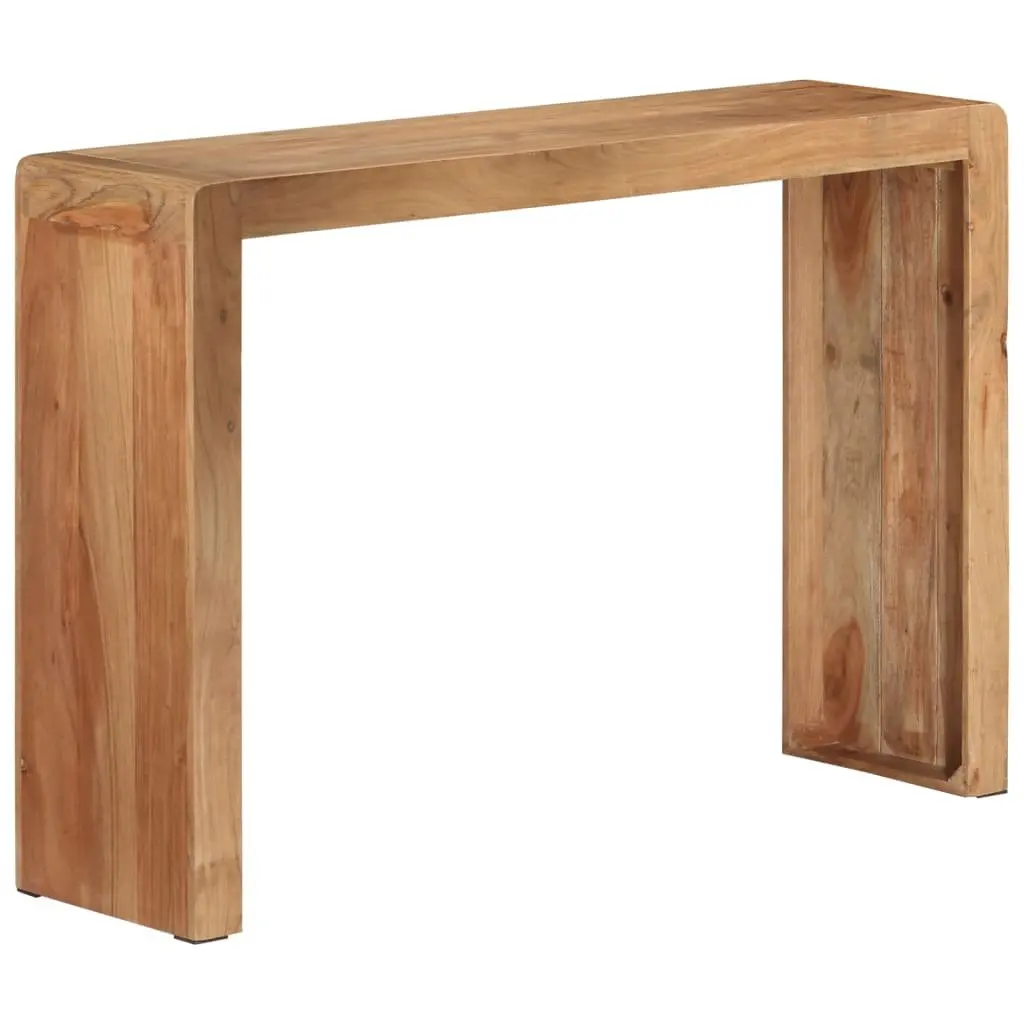 Console Table 110x30x76 cm Solid Acacia Wood Brown Hallway Accent Rustic