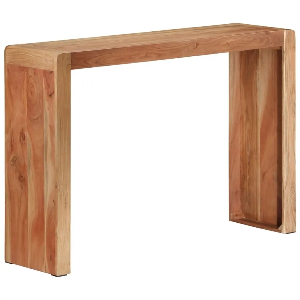 Console Table 110x30x76 cm Solid Acacia Wood Brown Hallway Accent Rustic