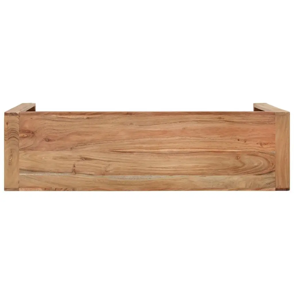 Console Table 110x30x76 cm Solid Acacia Wood Brown Hallway Accent Rustic