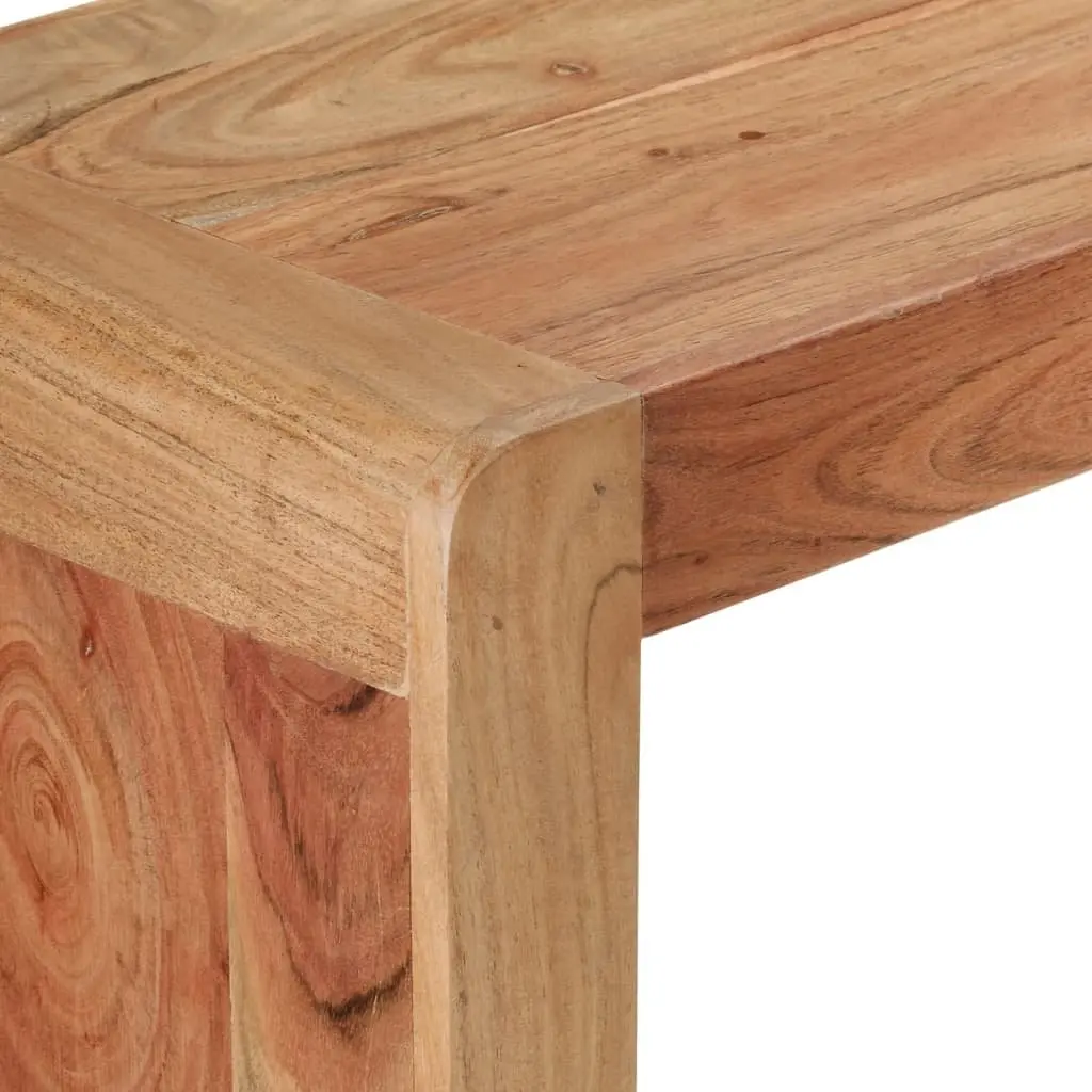 Console Table 110x30x76 cm Solid Acacia Wood Brown Hallway Accent Rustic