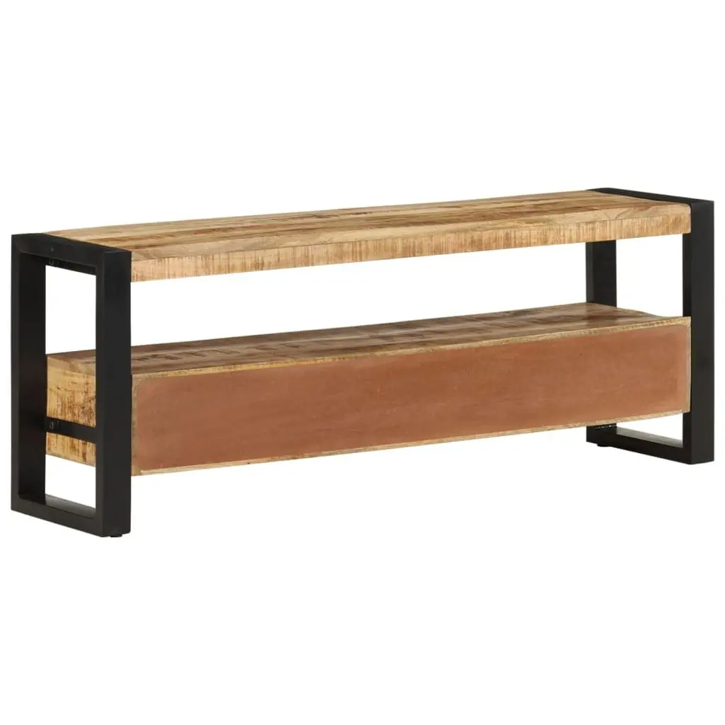 Solid Wood TV Cabinet with Drawers 120x30x45 cm Brown