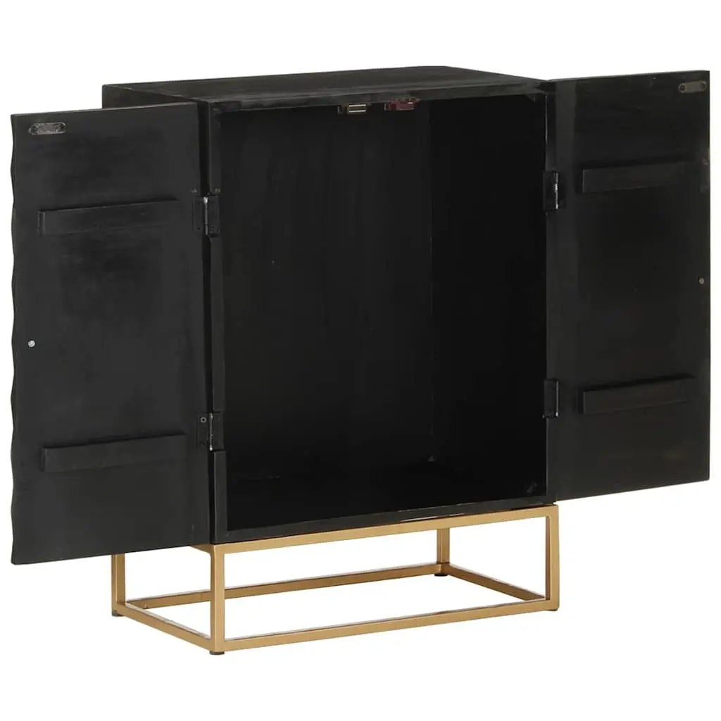 Black Sideboard with Ample Storage Space