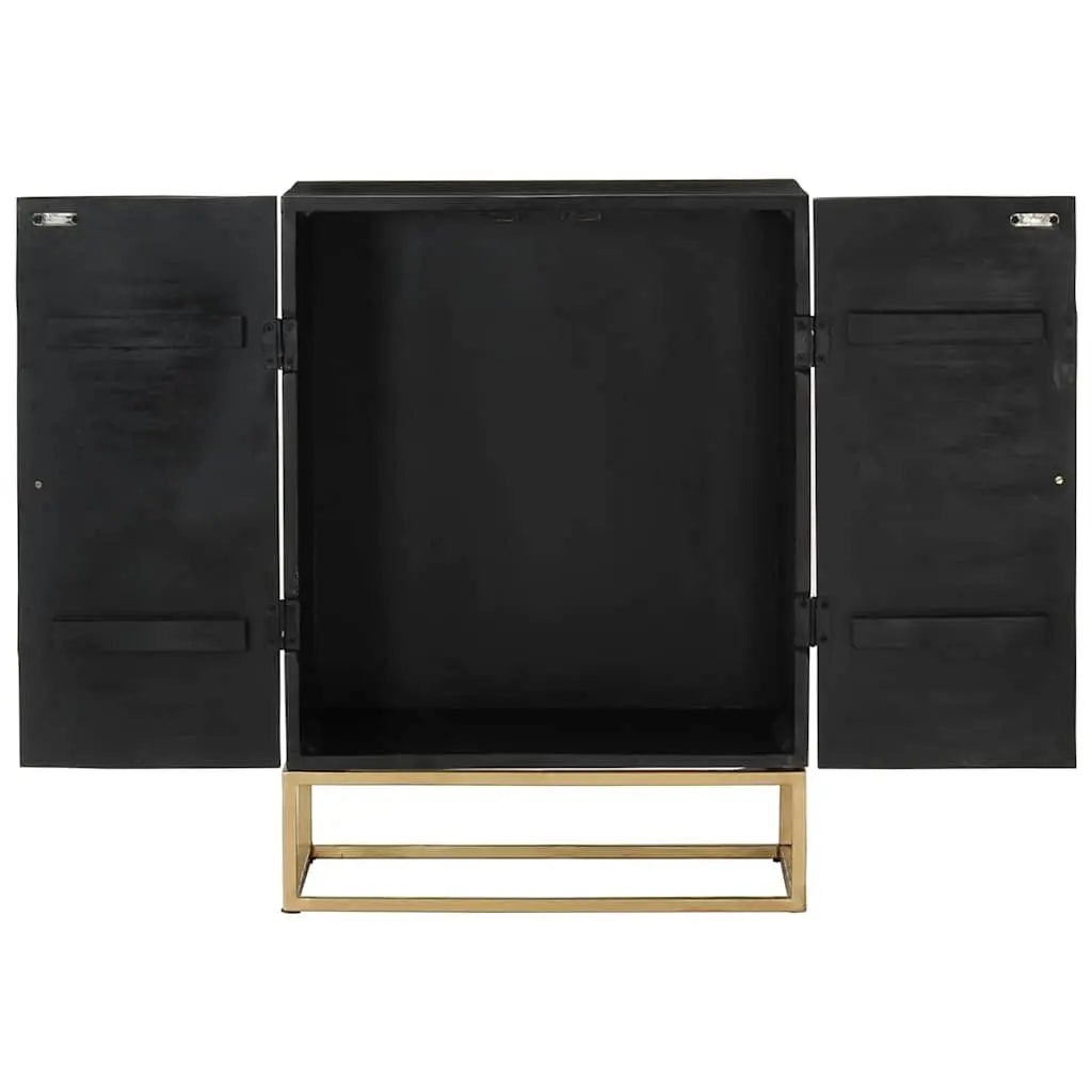 Black Sideboard with Ample Storage Space