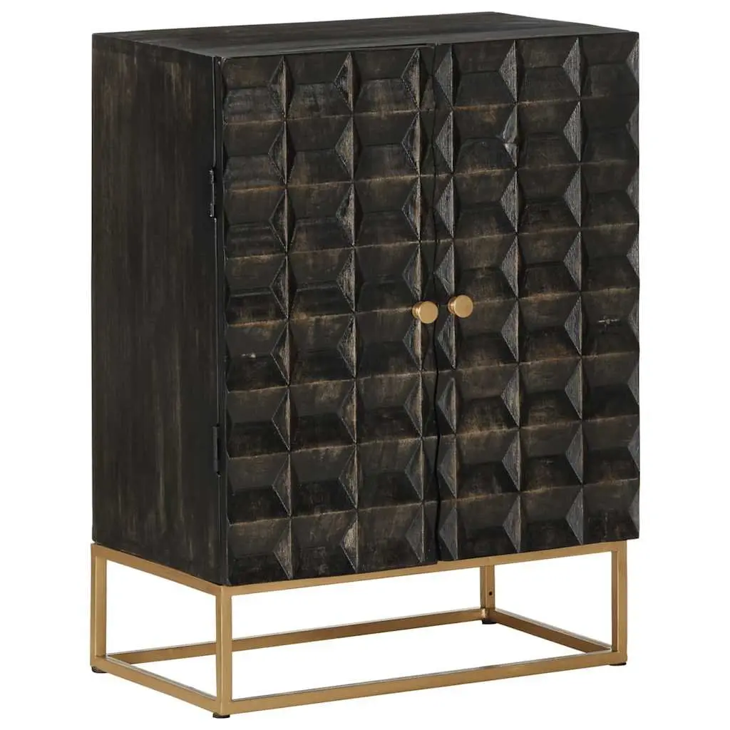 Black Sideboard with Ample Storage Space