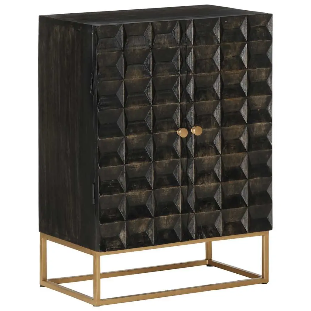Black Sideboard with Ample Storage Space