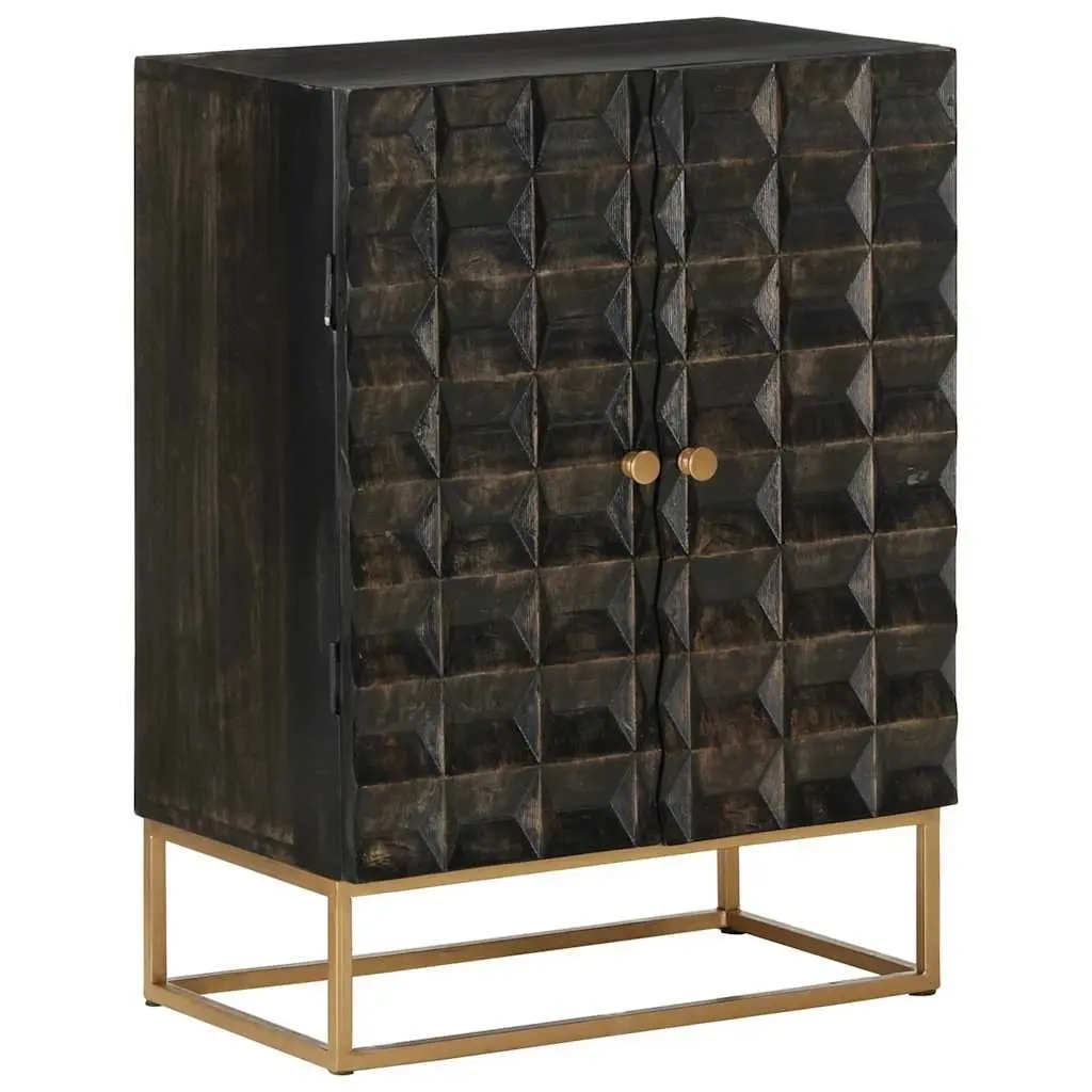 Black Sideboard with Ample Storage Space