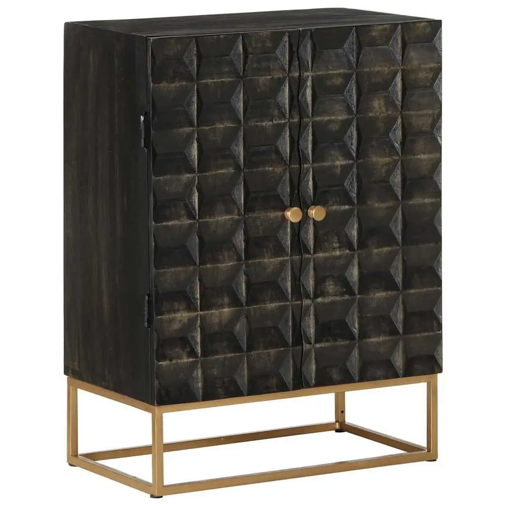 Black Sideboard with Ample Storage Space