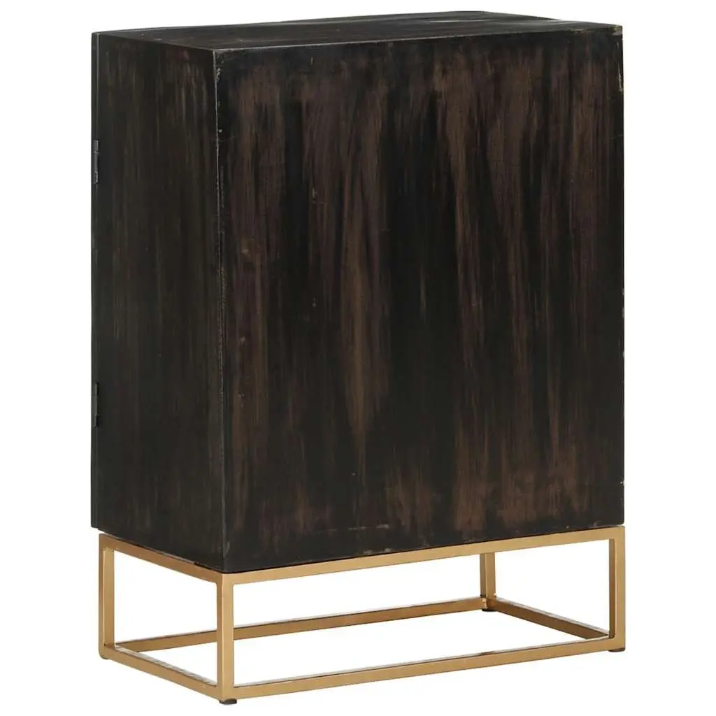 Black Sideboard with Ample Storage Space