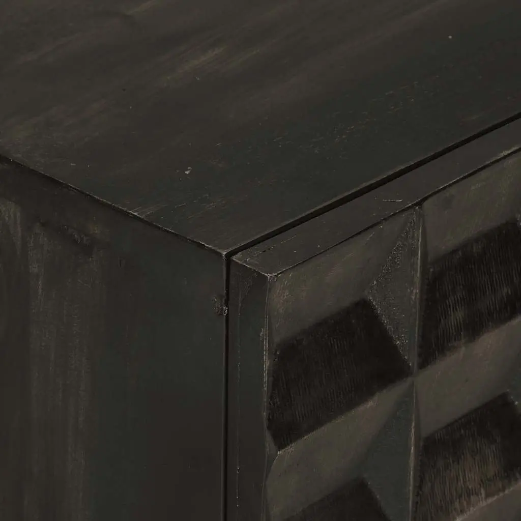 Black Sideboard with Ample Storage Space