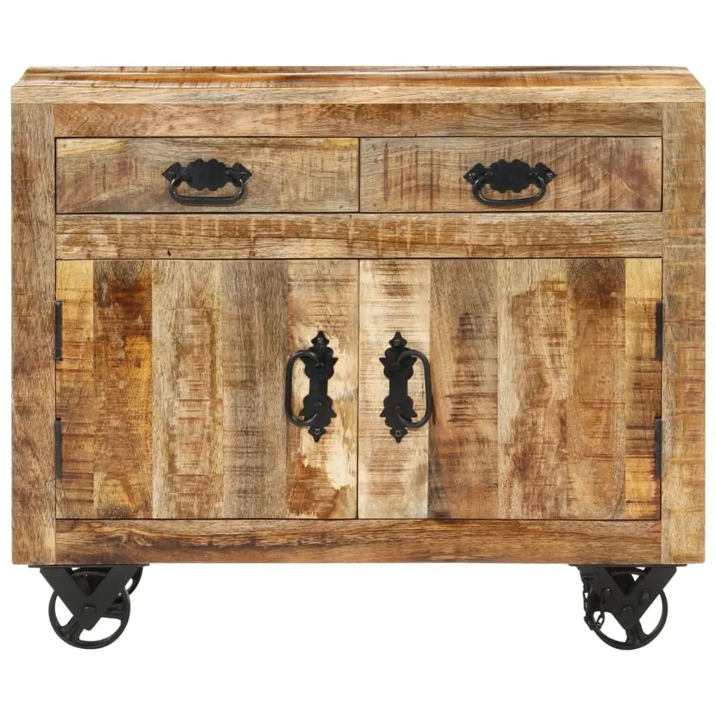 Sideboard Cabinet Storage 80x30x65 cm Solid Mango Wood Brown