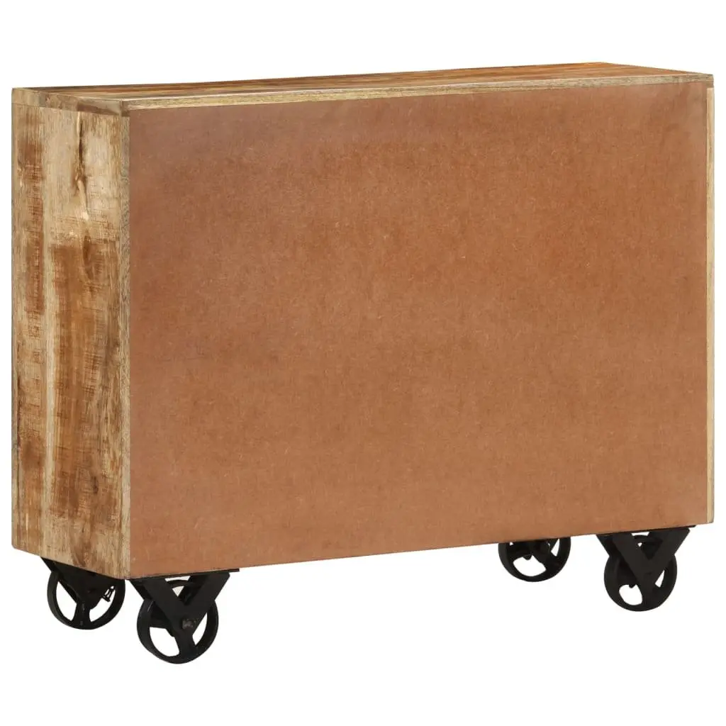 Sideboard Cabinet Storage 80x30x65 cm Solid Mango Wood Brown