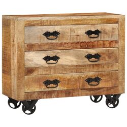 Solid Mango Wood Sideboard: Value and Practicality Combined