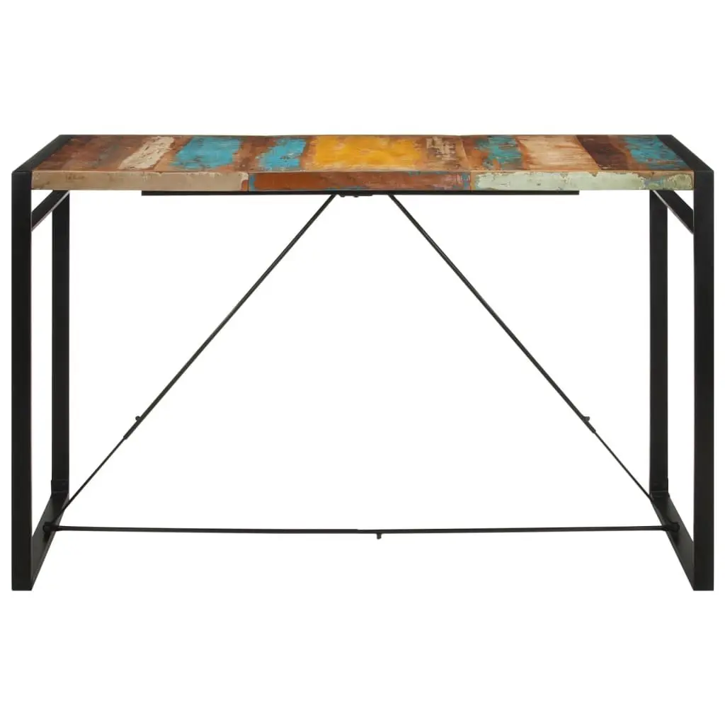 Bar Table Vintage Kitchen Dining 175x90x110 cm Solid Reclaimed Wood Brown