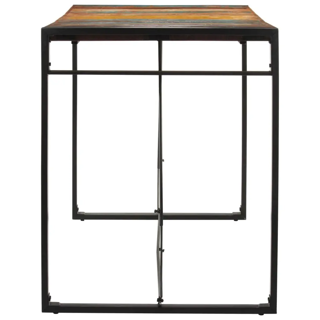 Bar Table Vintage Kitchen Dining 175x90x110 cm Solid Reclaimed Wood Brown