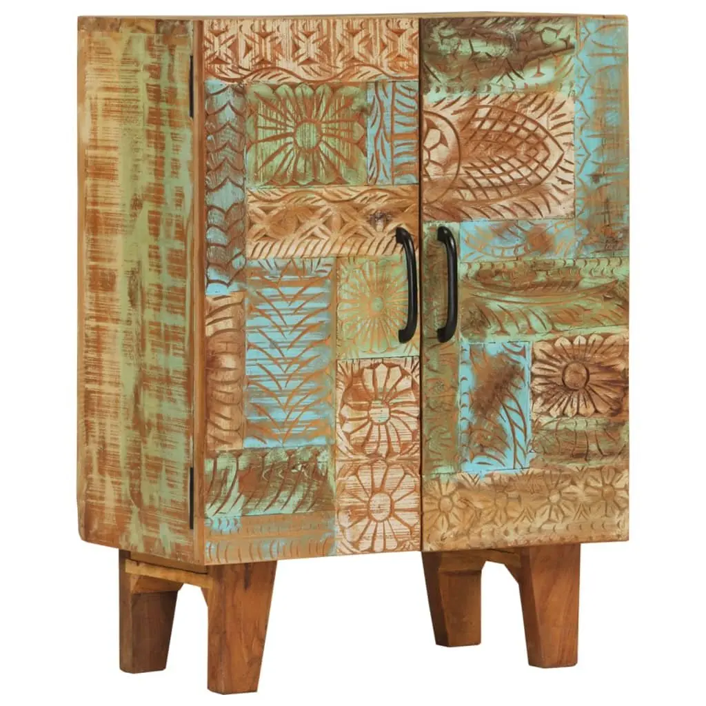 Wooden Sideboard Cabinet Storage 55x30x75cm Multicolour