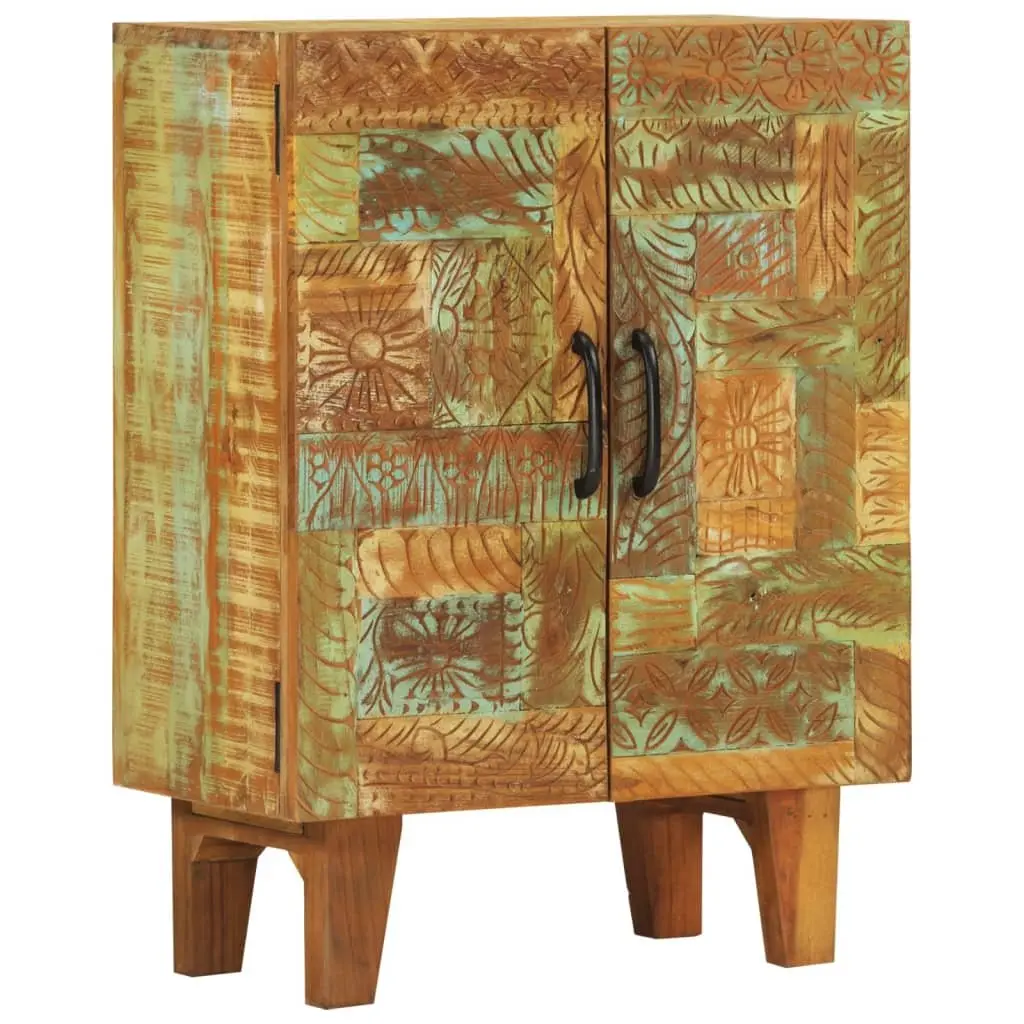 Wooden Sideboard Cabinet Storage 55x30x75cm Multicolour