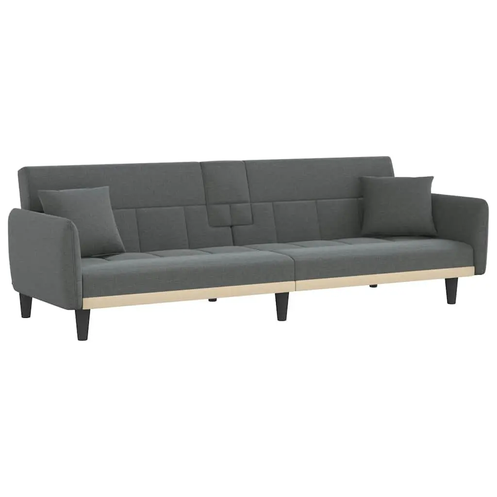 Grey Sofa Bed with USB Ports