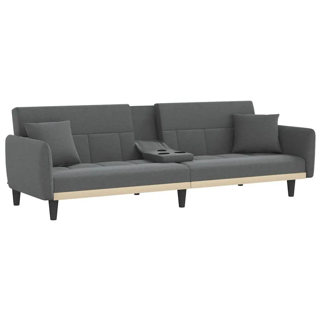 Grey Sofa Bed with USB Ports