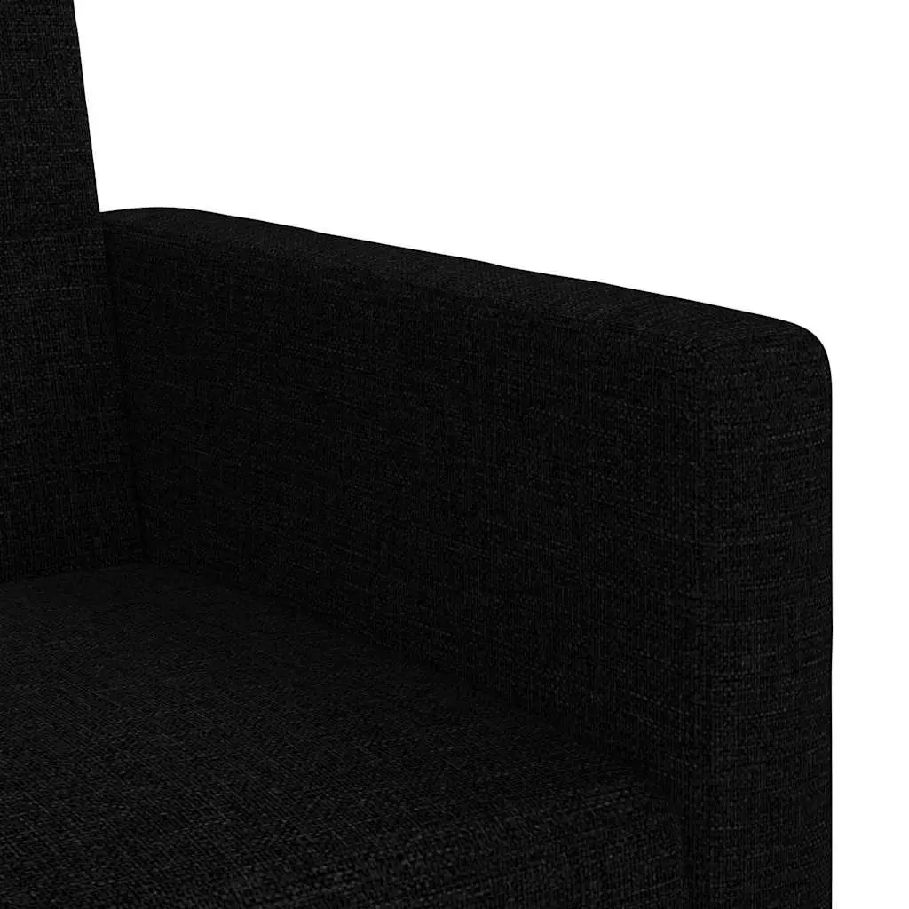 Black Fabric Sofa Bed with Strong Build