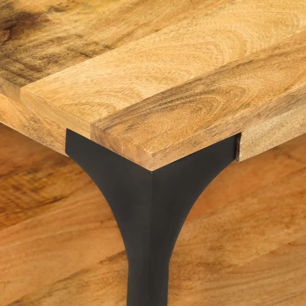 Brown Mango Wood Coffee Table with Storage