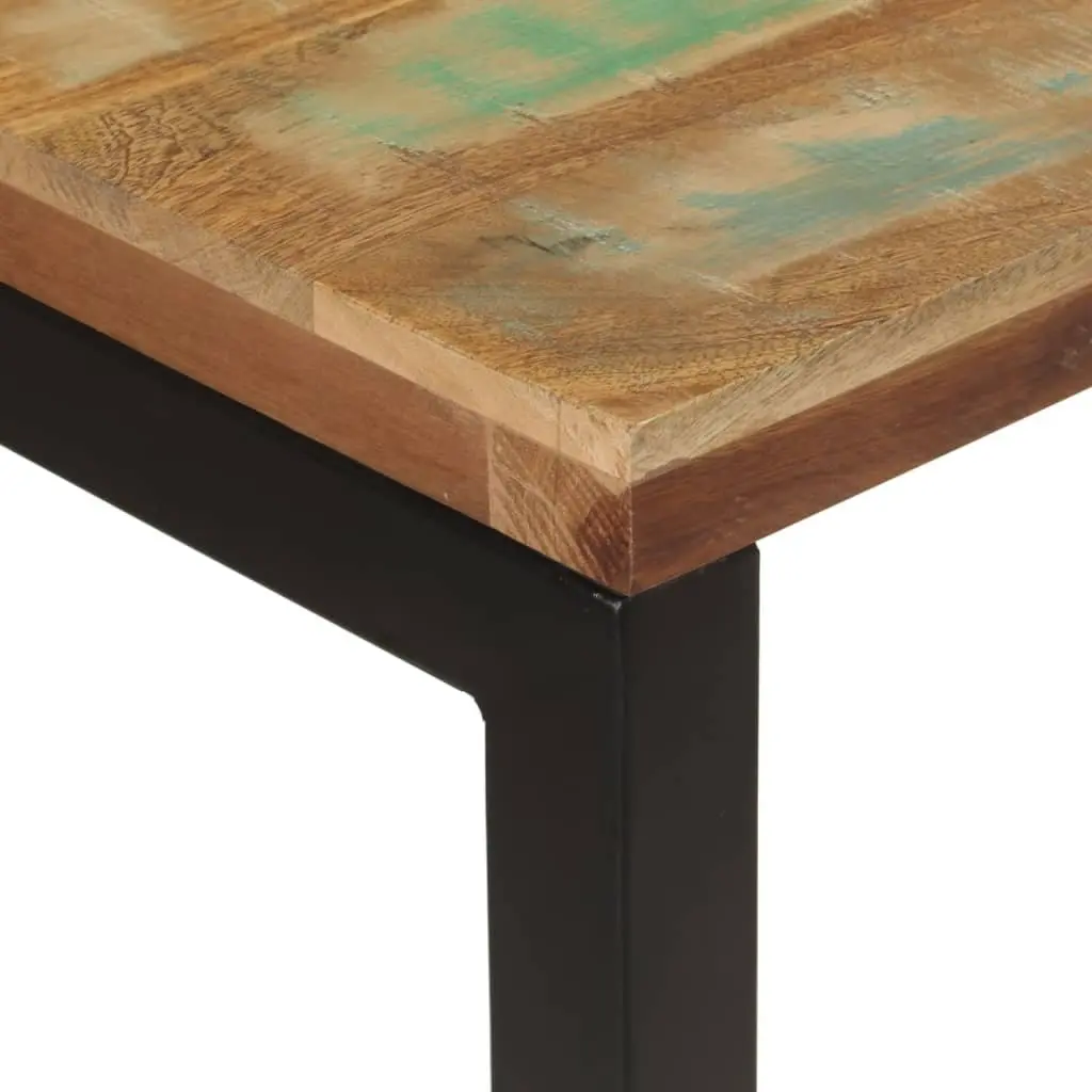 Console Table Entryway 110x35x75 cm Solid Reclaimed Wood Multicolour