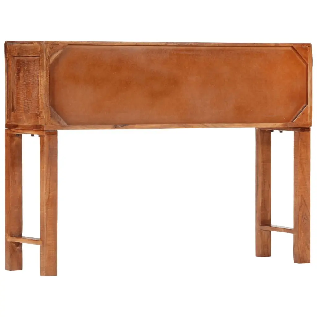 Solid Wood Console Table 120x32x80cm Hallway Accent Furniture Storage Drawers