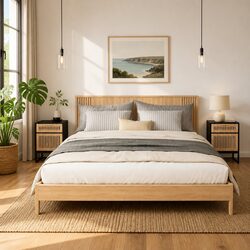 Reliable Black Bedside Cabinets, 2 pcs, for Your Bedroom