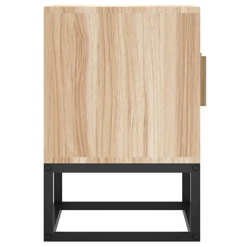 TV Cabinet Storage Unit 105x30x45 cm Brown Engineered Wood with Metal Feet