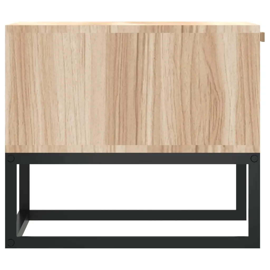Coffee Table Storage Drawers 80 x 40 x 35 cm Brown Engineered Wood