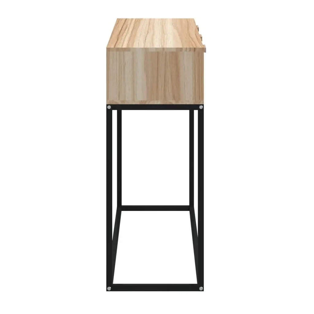 Console Table Hallway Accent Side Table 105x30x75cm Brown 3 Drawers