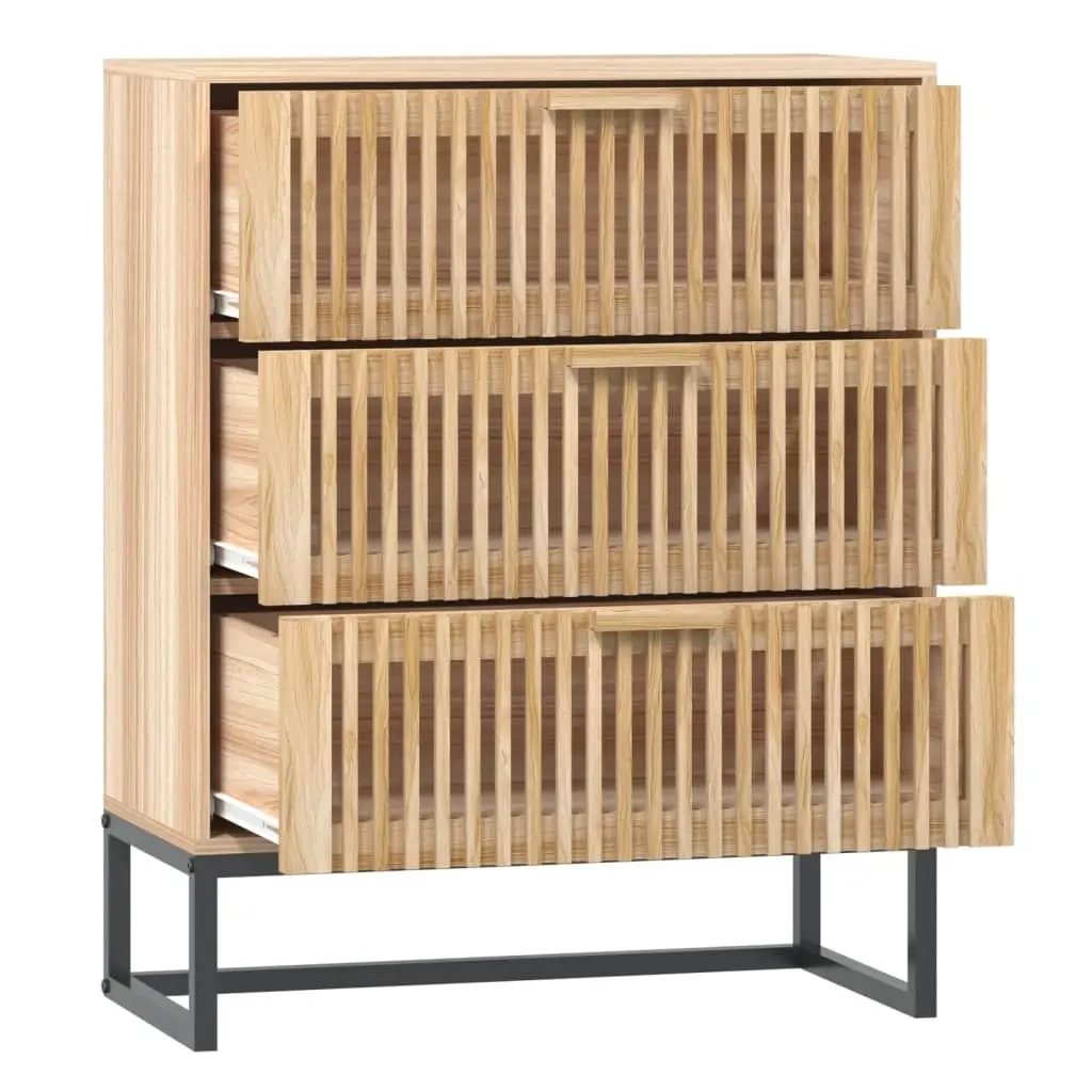Sideboard Cabinet Storage 60x30x75 cm Brown Engineered Wood