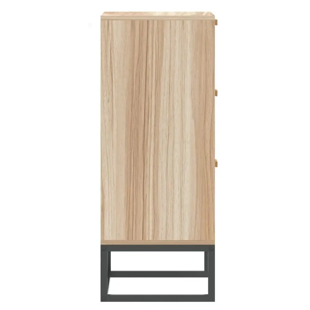 Sideboard Cabinet Storage 60x30x75 cm Brown Engineered Wood