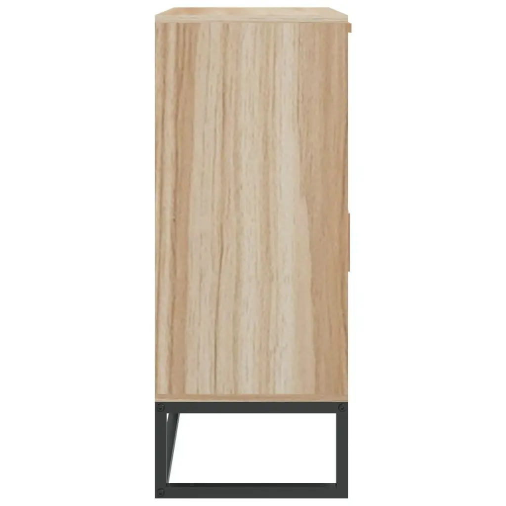 Sideboard Cabinet Storage 60x30x75 cm Brown Engineered Wood Furniture with Doors