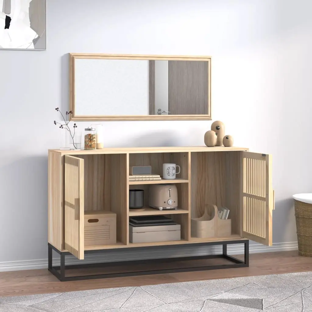 Sideboard Cabinet Storage Buffet 105x30x65cm Brown Engineered Wood