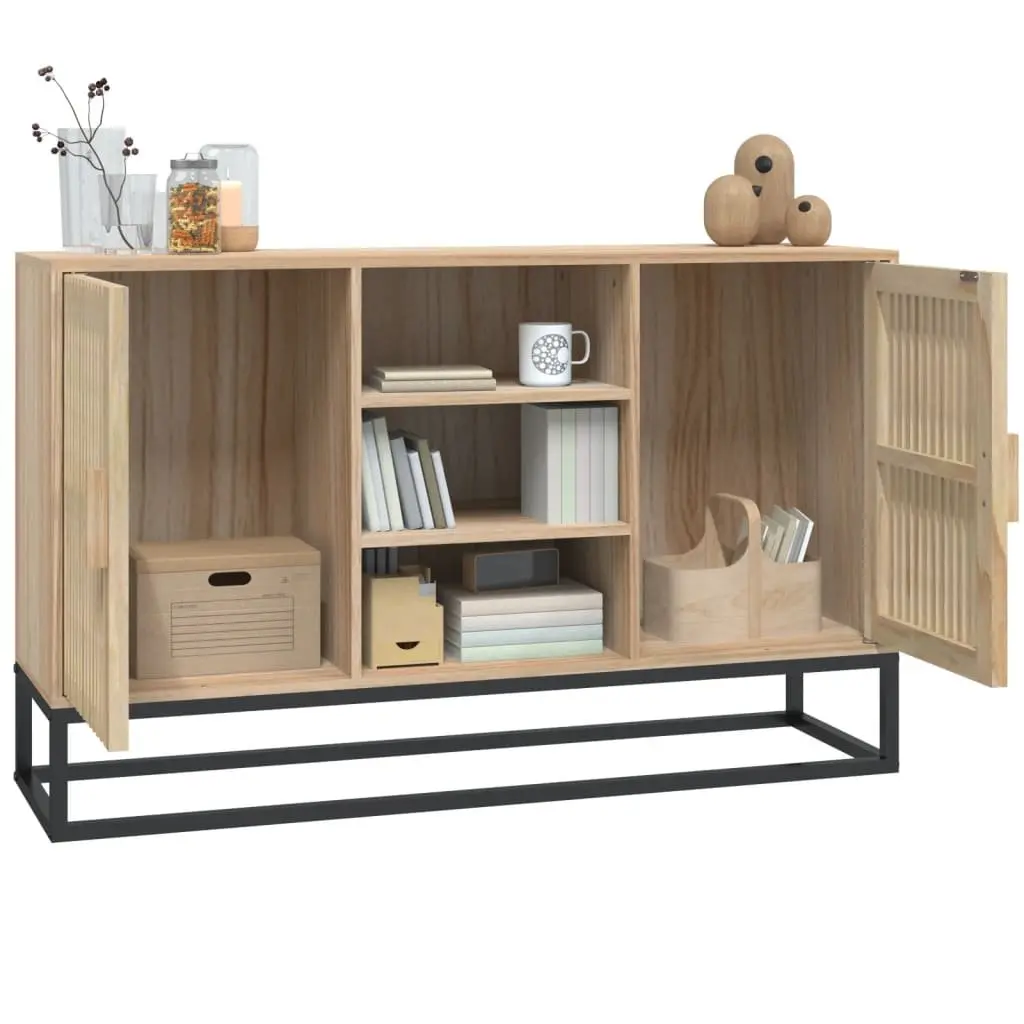 Sideboard Cabinet Storage Buffet 105x30x65cm Brown Engineered Wood