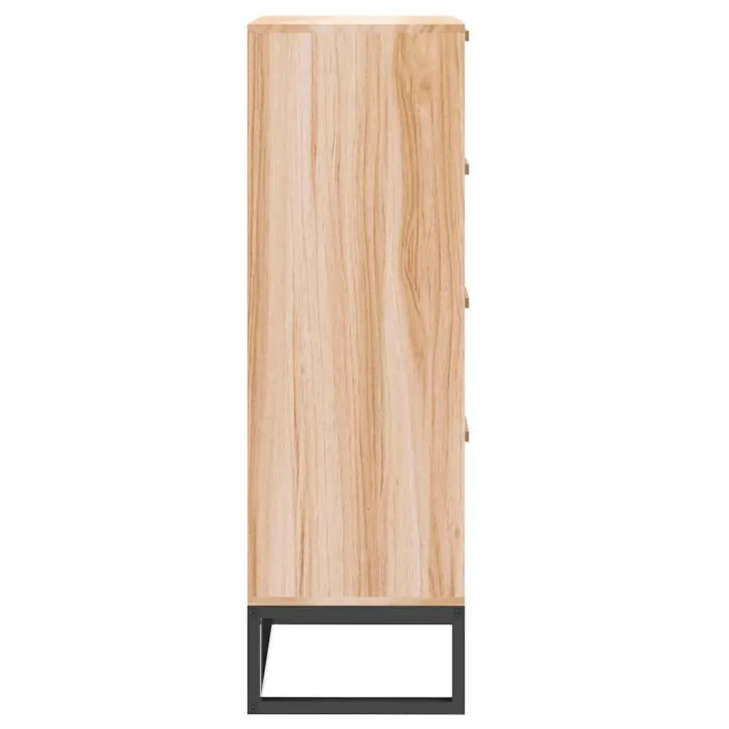 Highboard Storage Cabinet Tall Engineered Wood Brown 40 x 30 x 95 cm