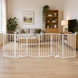 Reassuring Foldable Dog Gate for Your Pet