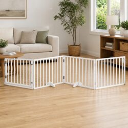 Reliable 4-Panel Dog Gate with Door Panel & Locks