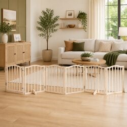Reliable Foldable Dog Gate for Peace of Mind