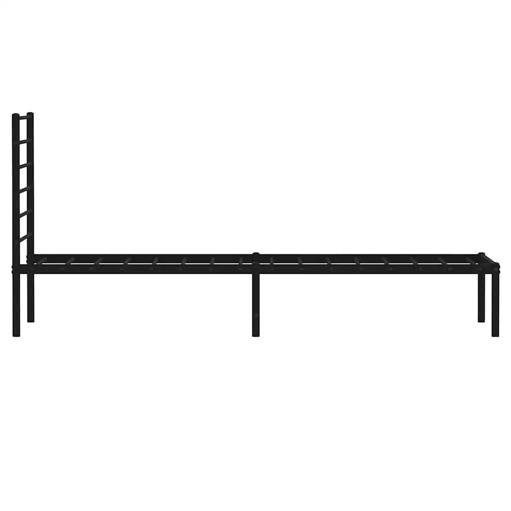 Black Metal Bed Frame King Single Size